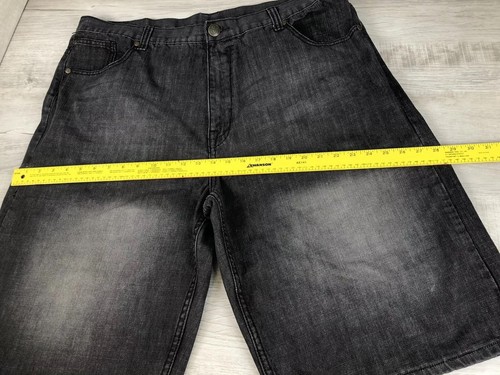 PJ Mark Jean Shorts Faded Black Denim Vintage Y2K 100% Cotton Men 44 (Actual 42) - Picture 22 of 22