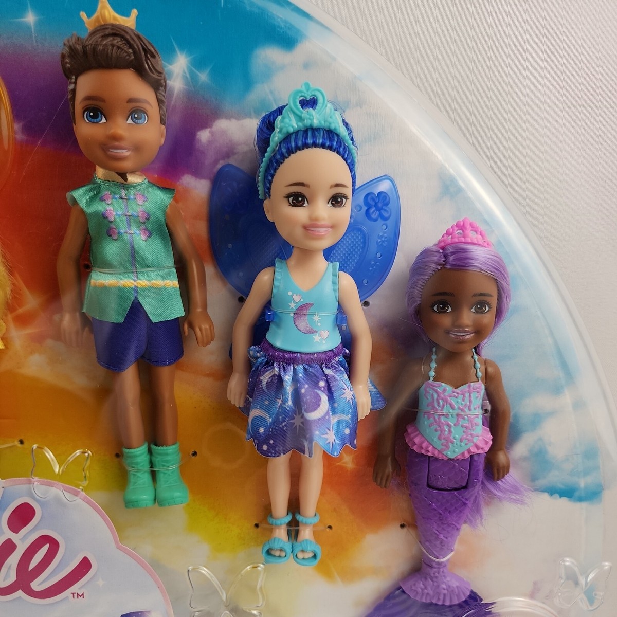 NEW 2022 BARBIE DREAMTOPIA CHELSEA SET OF 7 SPRITE DOLLS 2 NEW