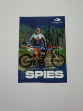 Autogrammkarte Motocross MAX SPIES # 7 # KTM Motorsport  mit Unterschrift