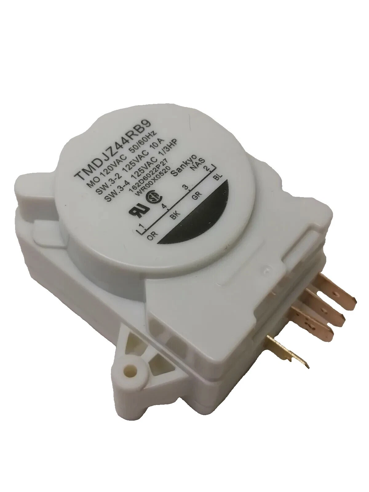 Piezas de temporizadores de descongelación GE Blanco