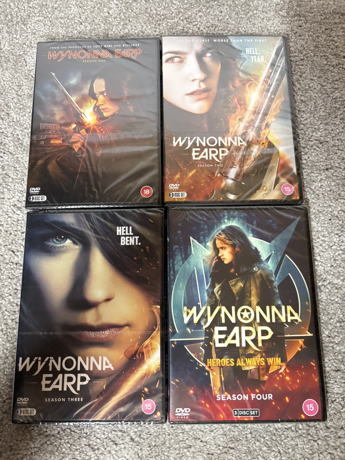 Wynonna Earp Season 1-4 [18] DVD Box Set SEALED. * READ DESCRIPTION*