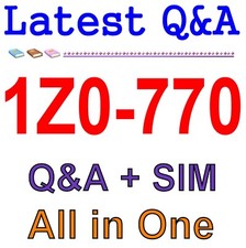 Best Exam Practice Material for 1Z0-770 Exam Q A