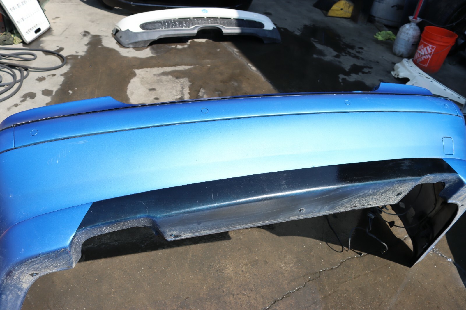 00-06 w215 MERCEDES CL500 REAR BUMPER COVER & ORIGINAL BRABUS LIP DIFFUSER Y4726