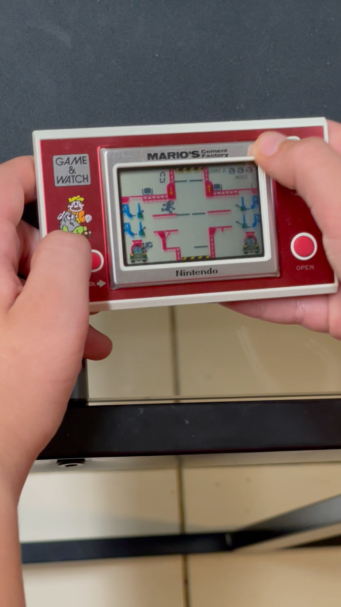 Cement Factory Mario's Nintendo Game & Watch RARE 1983 for sale