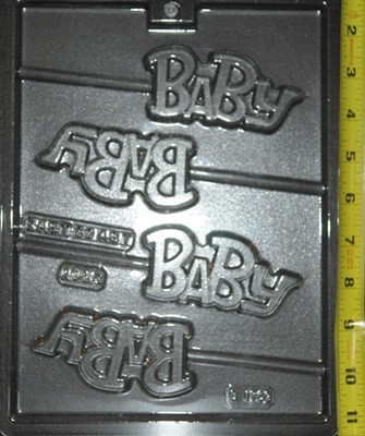 B A B Y LOLLIPOP CHOCOLATE CANDY MOLD DIY BABY SHOWER PARTY FAVORS