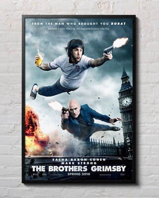The Brothers Grimsby 2016 Movie Poster 24''x36'' Glossy Unframed 16144