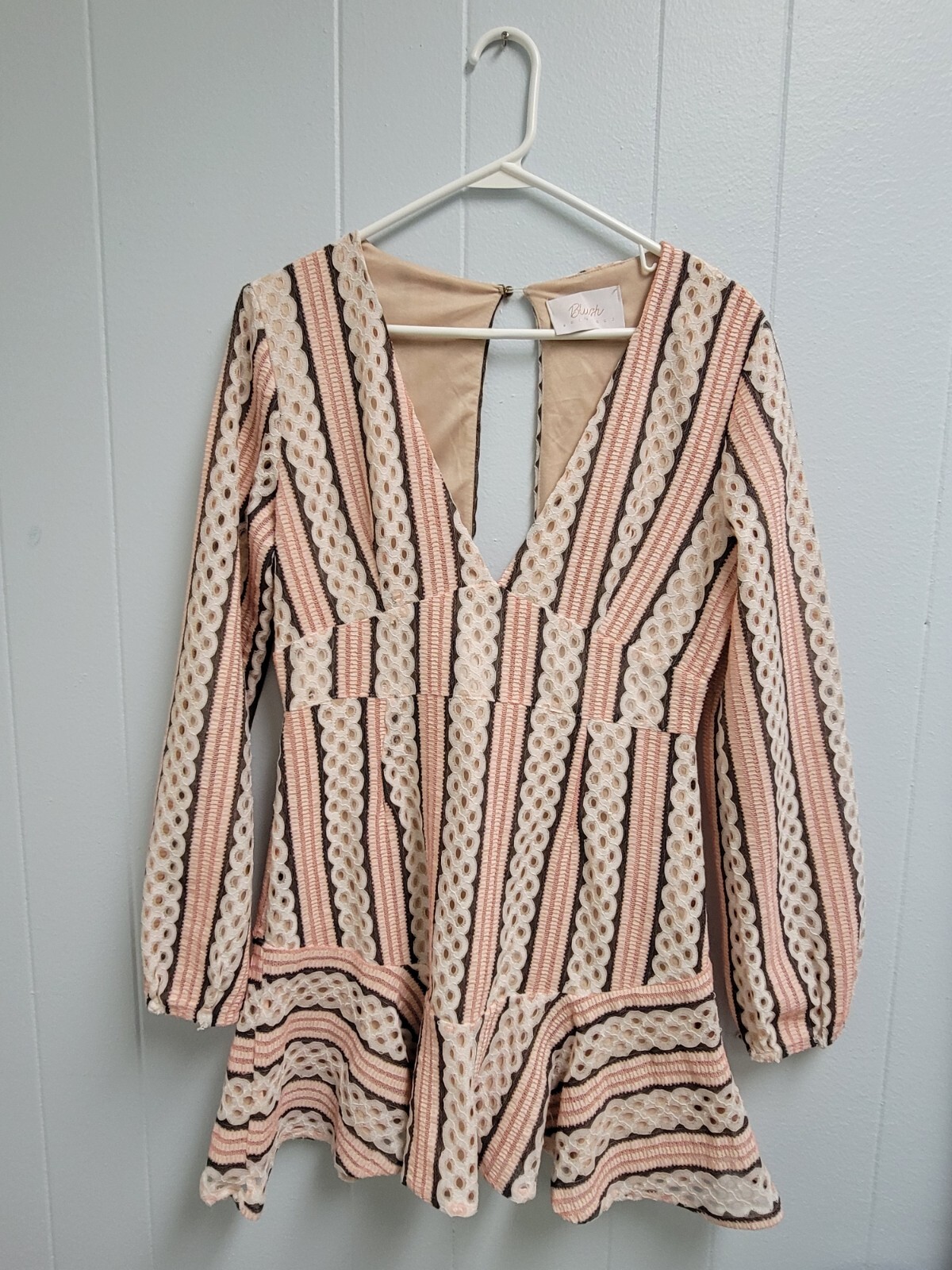 Mini Dress By Blush Boutique Nashville Mixed Lace pi… Gem