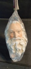 Premier Porcelain Santa Head Hands Vtg 10652 3.5" Father Christmas Doll DIY New