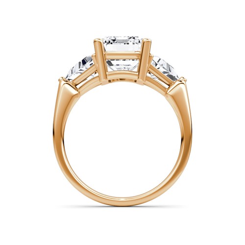 IGI Diamond Engagement Ring VVS2 D Emerald Cut 6 Carat Lab-created Eye Clean - Picture 10 of 12