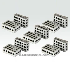 5 MATCHED PAIRS ULTRA PRECISION 1-2-3 BLOCKS 23 HOLES .0001" MACHINIST 123