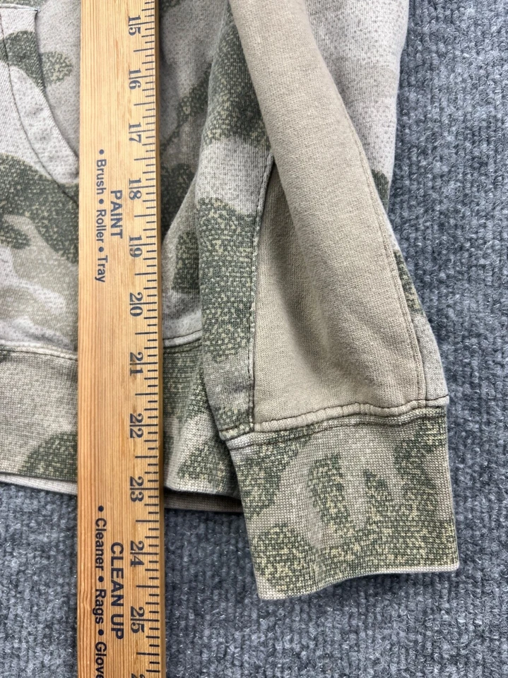 Cabela's Sudadera Para Mujer S Verde Azul Camuflaje Capucha Bolsillo Caza Foto 3 de 4