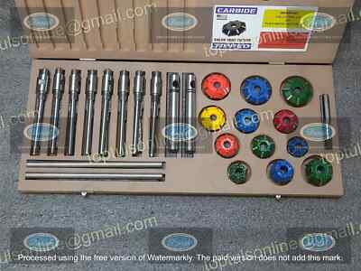VW 1976-2002 Scirocco, PASSAT,GOLF GTI,POLO CARBIDE TIPPED VALVE SEAT CUTTER KIT