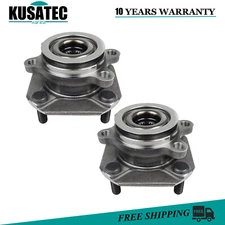 Pair Front Wheel Hub Bearing Assembly For 2007-2012 Nissan Sentra 4 Lug Bolts