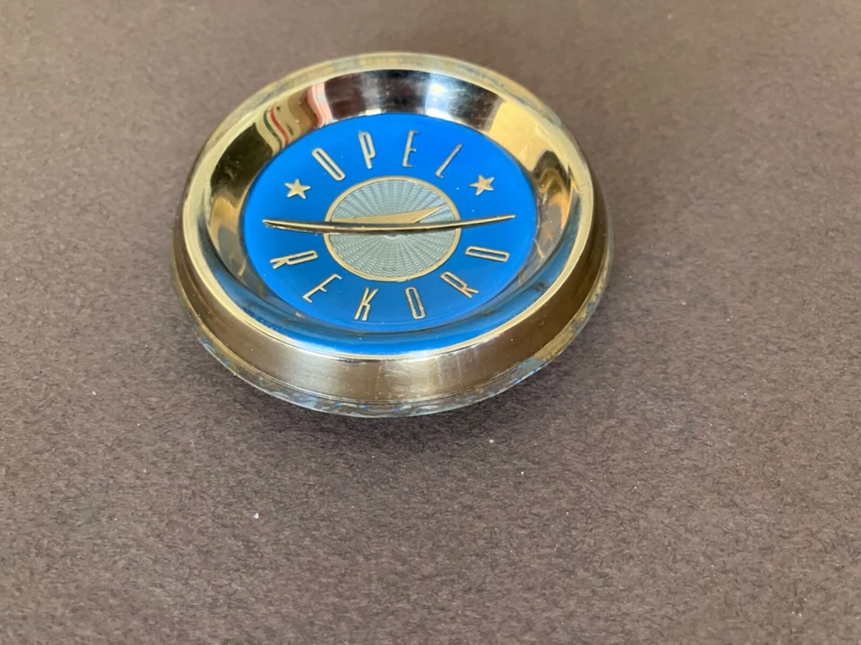 Opel Olympia Rekord P1 Steering Wheel Center Horn Button Cap 1958 1959 1960 - Image 3 of 4