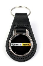 Triumph Dolomite1850 HL Logo Quality Black Leather Keyring