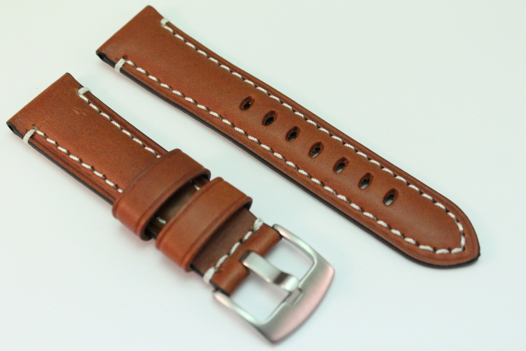 EichmÃ¼ller Lederarmband 20 Mm Nappaleder Bombiert mit NAHT Top Helbraun  online kaufen | eBay