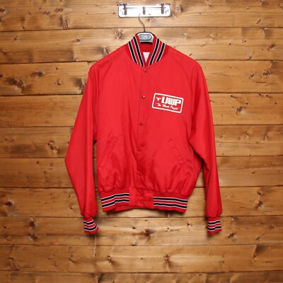 Jacke College Don Alleson Athletic Gebraucht (Cod.EBAY982) GR.M Unisex Rot