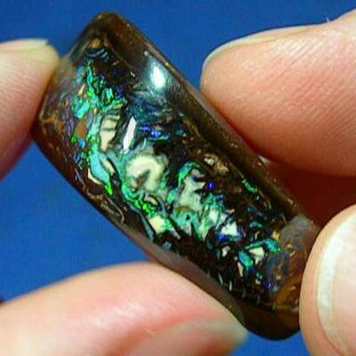 Green Violet Turquoise * 58ct Natural Australian Solid Koroit Boulder Opal