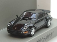 Minichamps Porsche 911 Turbo (964), 1990, Schwarz - 870 069104 - 1:87