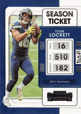 2021 Panini Contenders Season Ticket #87 Tyler Lockett NFL Football