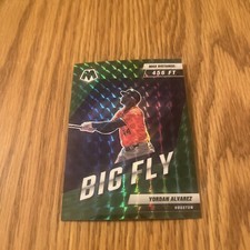 2022 Mosaic Yordan Alvarez Houston Astros Big Fly Green Mosaic Prizm Free Ship