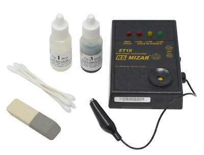ET-18 Mizar Gold Tester Electronic Gold Karat Purity Value 10K 14K 18K