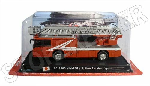 Fire Truck - Nikki Sky Action Ladder - Japan 2003 - 1/80 (No32) LAST ITEMS! - Image 3 of 3