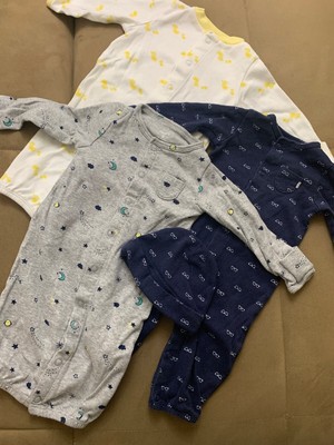 carters mitten cuff onesie