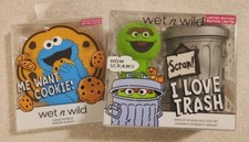 Wet n Wild Sesame Street Set of 2 Limited Edition Mirror Trash Can Sponge 26824