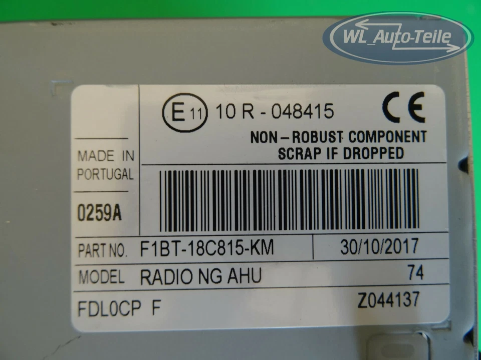 Ford Focus III Navigationssystem Navi GPS CD-Radio F1BT-18C815-KM - Bild 2 von 3