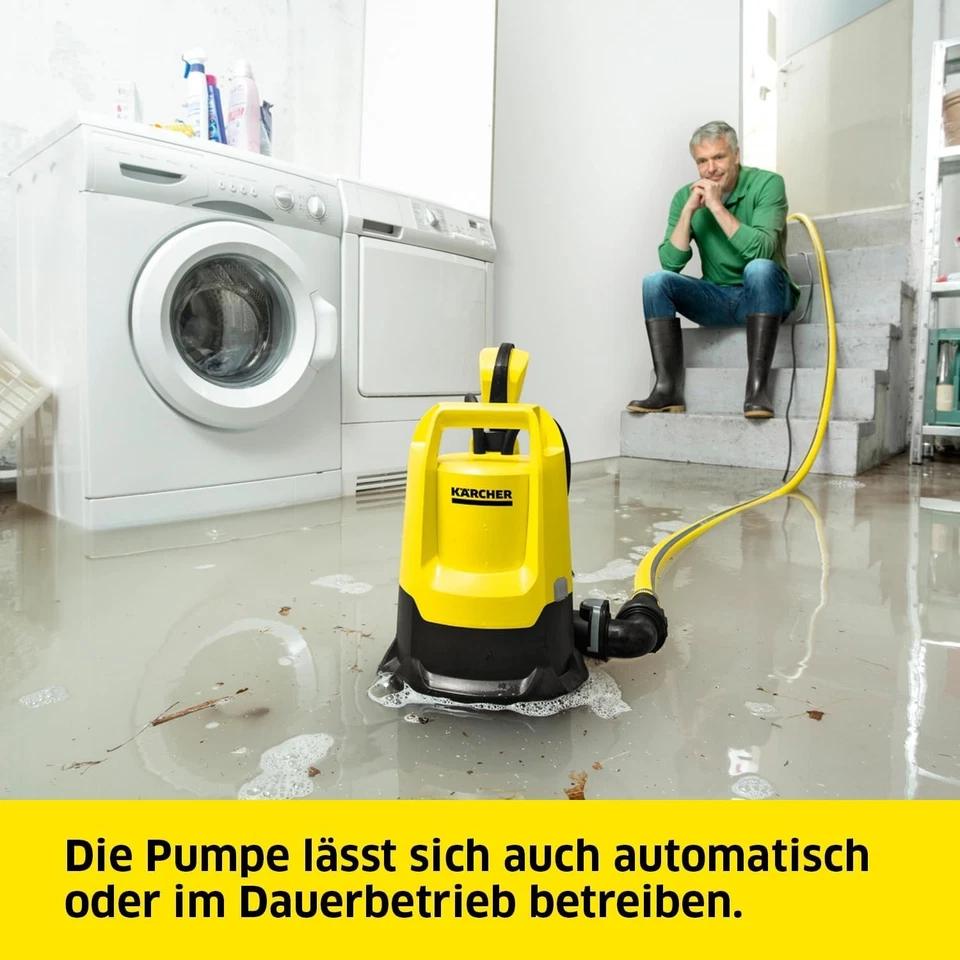 Kärcher SP 22.000 Schmutzwasser-Tauchpumpe Dirt Level Sensor Fördermenge Pumpe . - Bild 4 von 4