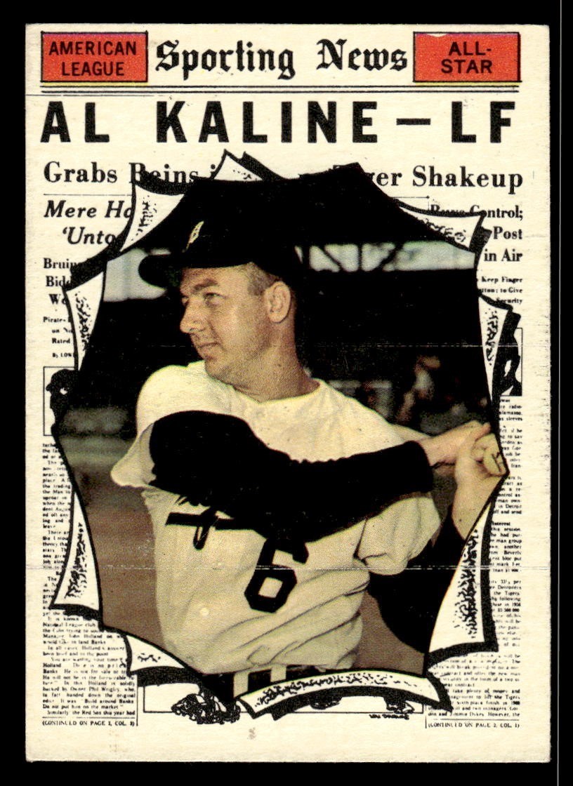 Al Kaline #580 Baseball Cards 1961 Topps trading card — raw and PSA graded price guide