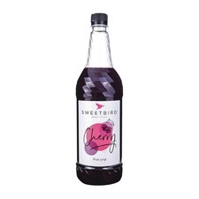 Sweetbird Cherry Syrup - Artificial Colours and Preservatives Free - 1 L