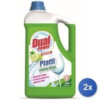 2X Bundle Dual Power GeschirrspüLmittel 5 Lt GrüNe Zitrone