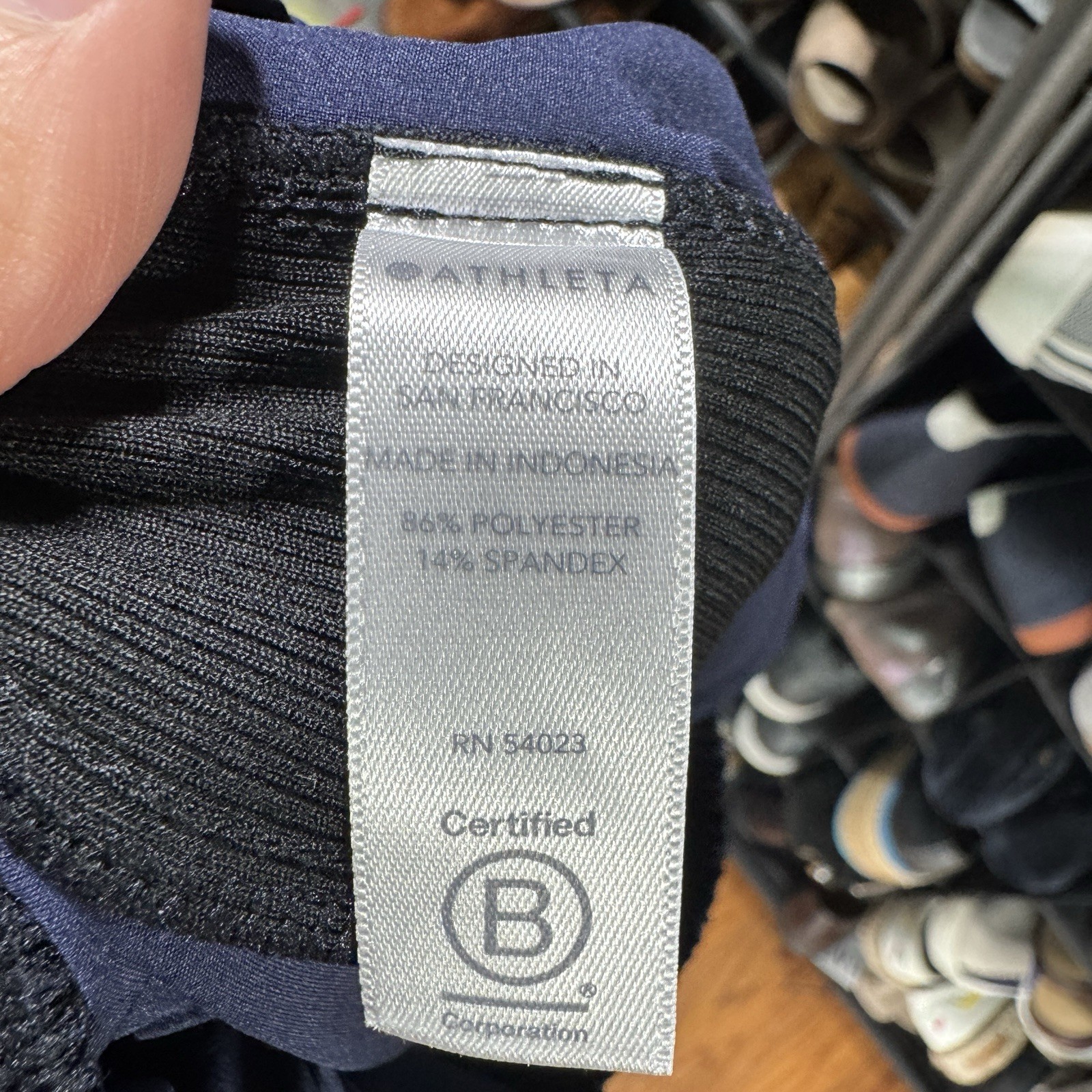 Athleta Pants 2 blue python snakeskin brooklyn jo… - image 4