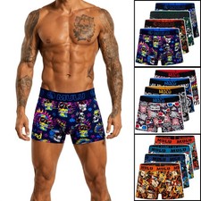 Herren Boxershorts Unterhosen 4er Pack Lustig...