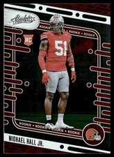 2024 Panini Absolute Michael Hall Jr. Rookie Cleveland Browns #153