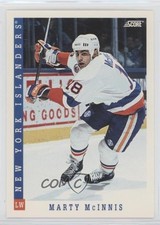 1993-94 Score Canadian Marty McInnis #405 q7c