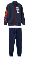 Tuta Spiderman bambino 3 4 5 6 7 anni Interno felpato