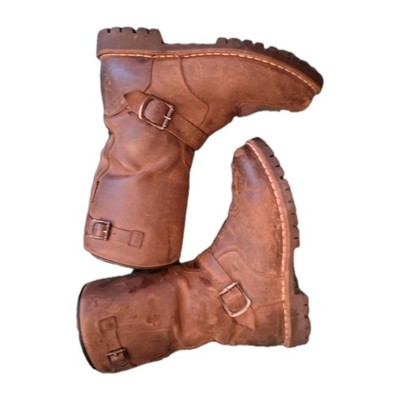Mens Brown Leather TCX 7096W Fuel Wp Motorcycle Boots 9 Romania