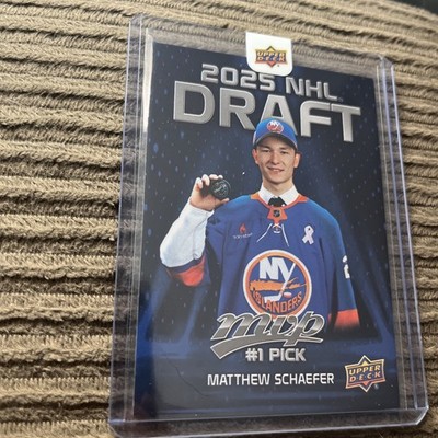 Matthew Schaefer 2025-26 UPPER DECK MVP #DP-1  #1 DRAFT PICK SSP NY Islanders RC