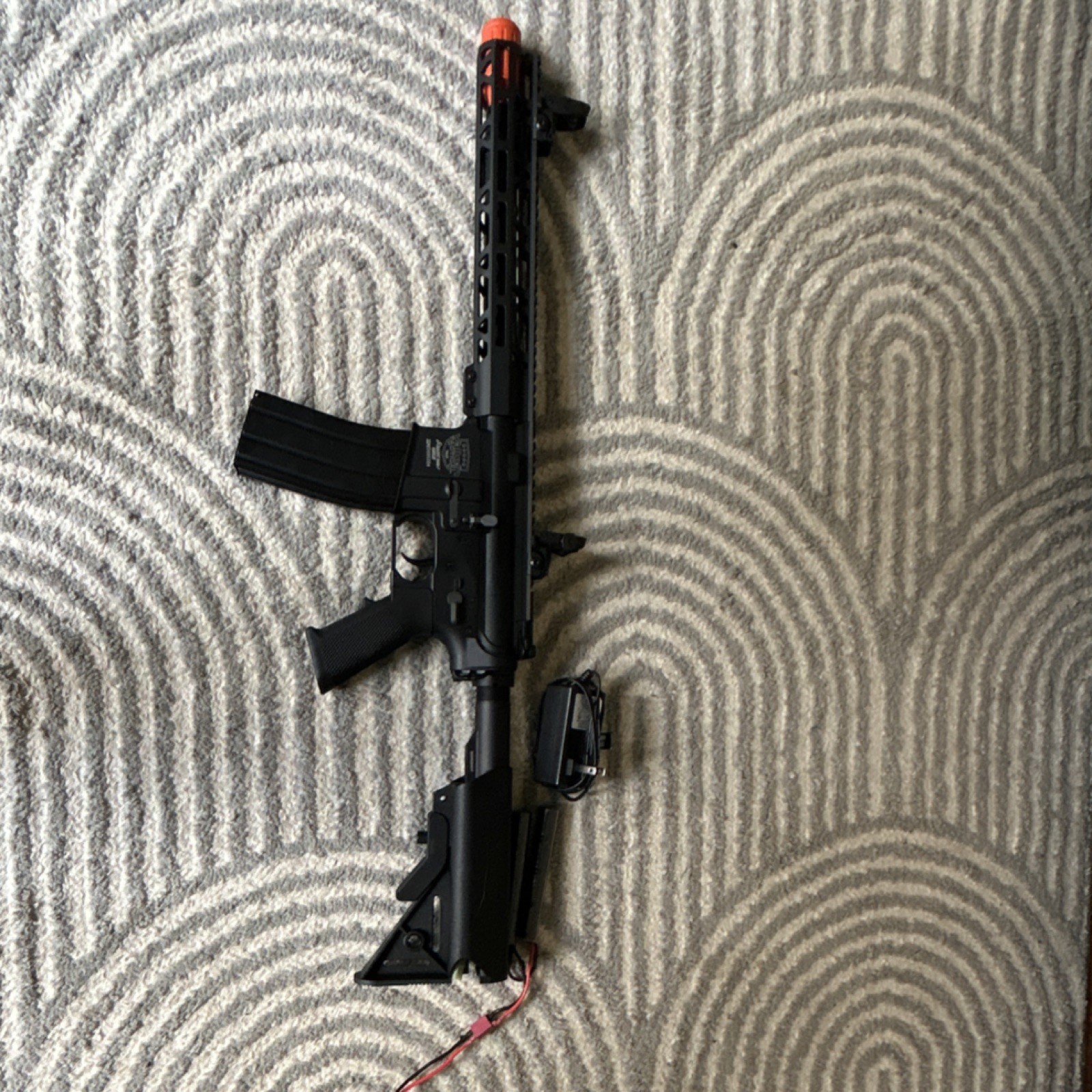 Valken Tactical Alloy Series MK.II Electric Airsoft Rifle Orange Tip Metal Rece&hellip;