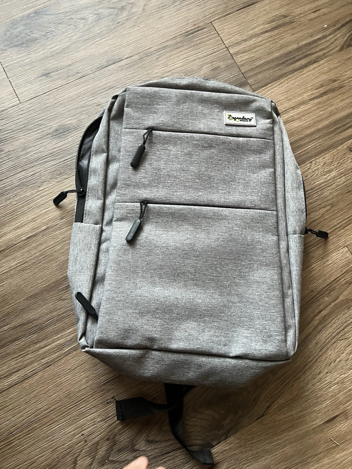 Legendary Computer Laptop Backpack Gray Travel School Work Minimalist Backpack
