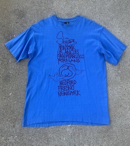 新品XL STUSSY × Mark Gonzales WORLD TOUR T World Tour Stussy | eBay