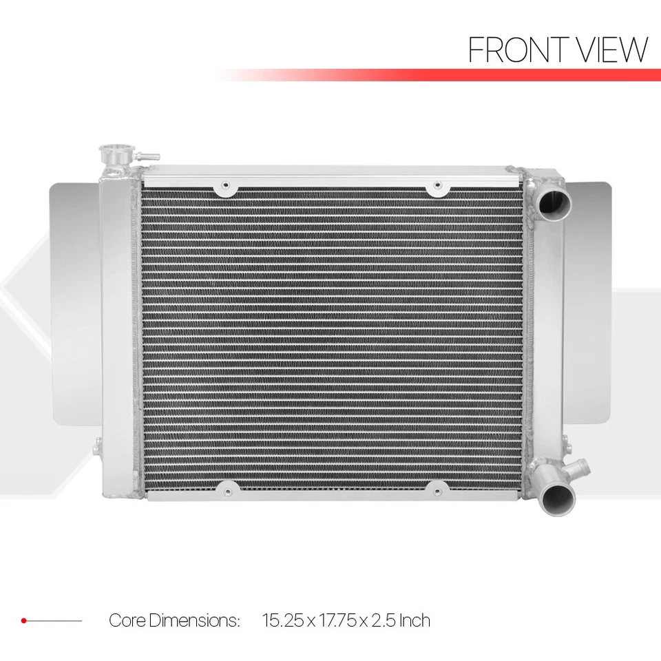 Aluminum 3 Row Performance Radiator for 71-82 Mazda RX2/RX3/RX4/RX7 SA/FB S1 S2 - Image 3 of 4