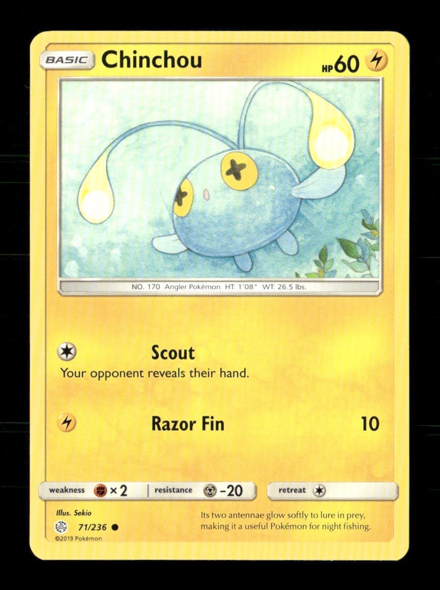 Chinchou 71/236 Cosmic Eclipse NM/M Pokemon
