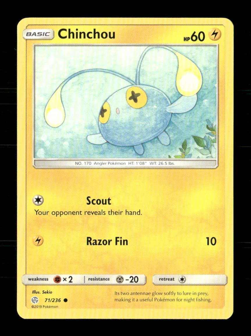 Chinchou Pokémon TCG Cards for sale