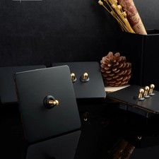 86x86mm Stainless Steel Light Switch with Bra...