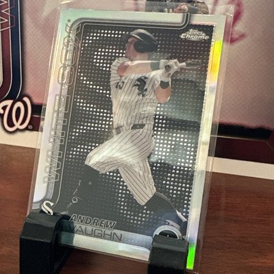 2025 Topps Chrome Andrew Vaughn Lightboard Logo Refractor SSP - White Sox  #235