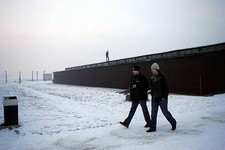 Forward Ian Laperriere defenseman Rhett Warrener Primus Worl- Ice Hockey Photo 1